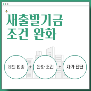 새출발기금 제한업종 지원 완화, 나도 받을 수 있을까? 새출발기금-제한-업종-완화-기준