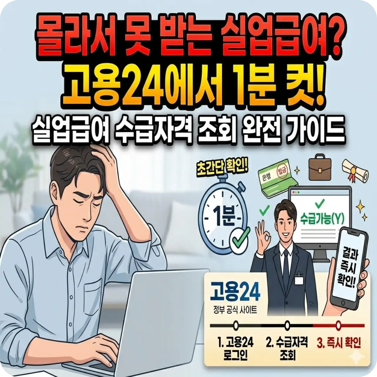 실업급여 확인 방법